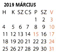 2019. március