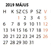 2019 - május