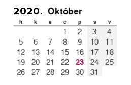 2020 - október